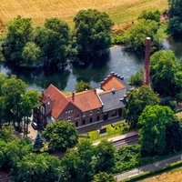 Altes Wasserwerk an der Lippe.