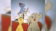 Comicfiguren Wum, Wendelin, Blauer Klaus