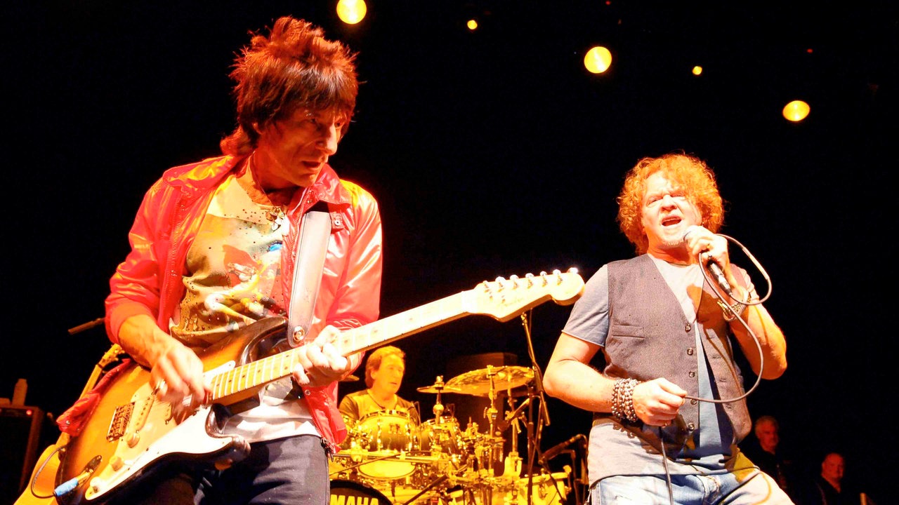 Ron Wood und Mick Hucknall