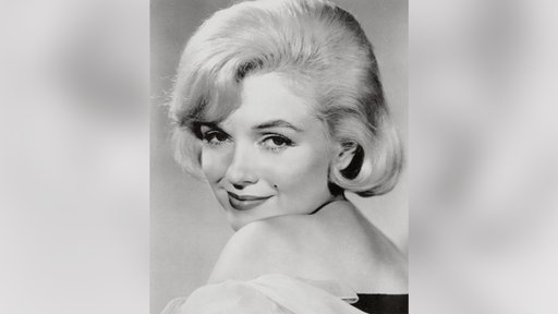 Porträtfoto von Filmikone Marilyn Monroe im Rahmen des Films "Machen wir's in Liebe" (1960)