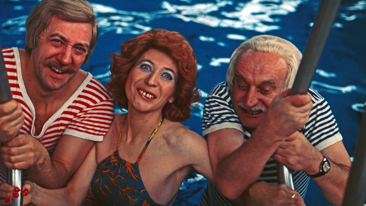Dieter Hallervorden, Helga Feddersen und Uwe Dallmeier