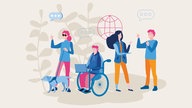 Illustration WDR Diversitytag