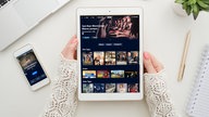 Tablet mit ARD Mediathek