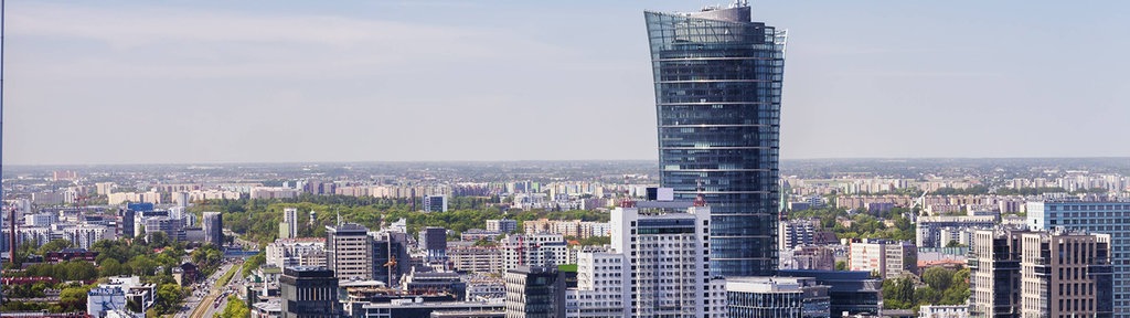 Blick über die Warschauer Innenstadt