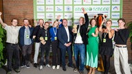 Die Preisträger und Preisträgerinnen beim Naturfilmfestival 2025