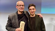 Die Preisträger Herbert Kordes und Julius Baumeister (v.l.)