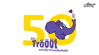 "50 Jahre kleiner blauer Elefant" eine Übersicht in der WDR Presselounge