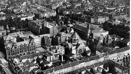 Blick auf Düsseldorf von oben