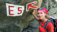 Tamina Kallert bei der E5 Alpenüberquerung