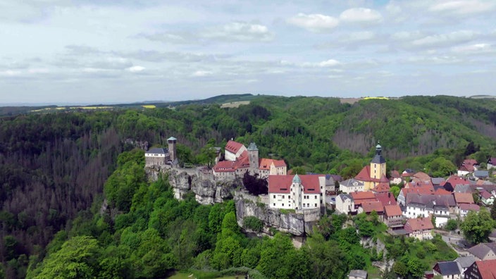 Blick auf Burg Hohnstein