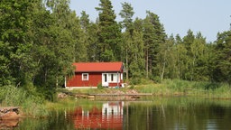 Ferienhaus an einem Fjord in Südschweden