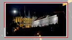 Der Dom und weitere Gebäude in Kutná Hora bei Nacht