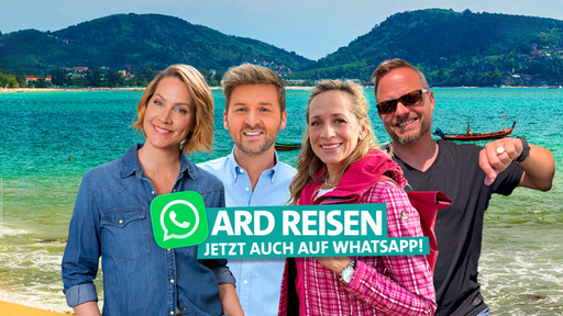 Die Hosts vom WhatsApp-Channel von ARD Reisen