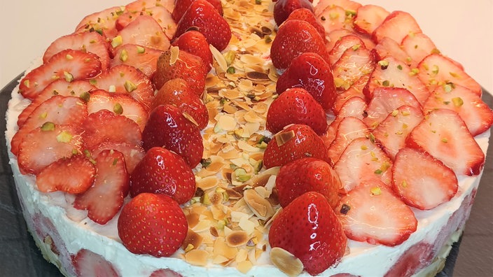 Erdbeer-Quarktorte 