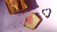 Herzkuchen, angeschnitten