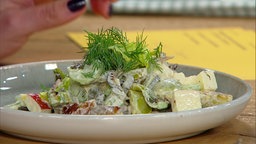 Wintersalat mit Knusperkartoffeln