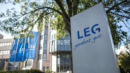 Das Bild zeigt die Zentrale des Immobilienkonzerns LEG.