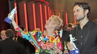 Doris Dörrie und der Regisseur Simon Verhoeven 
