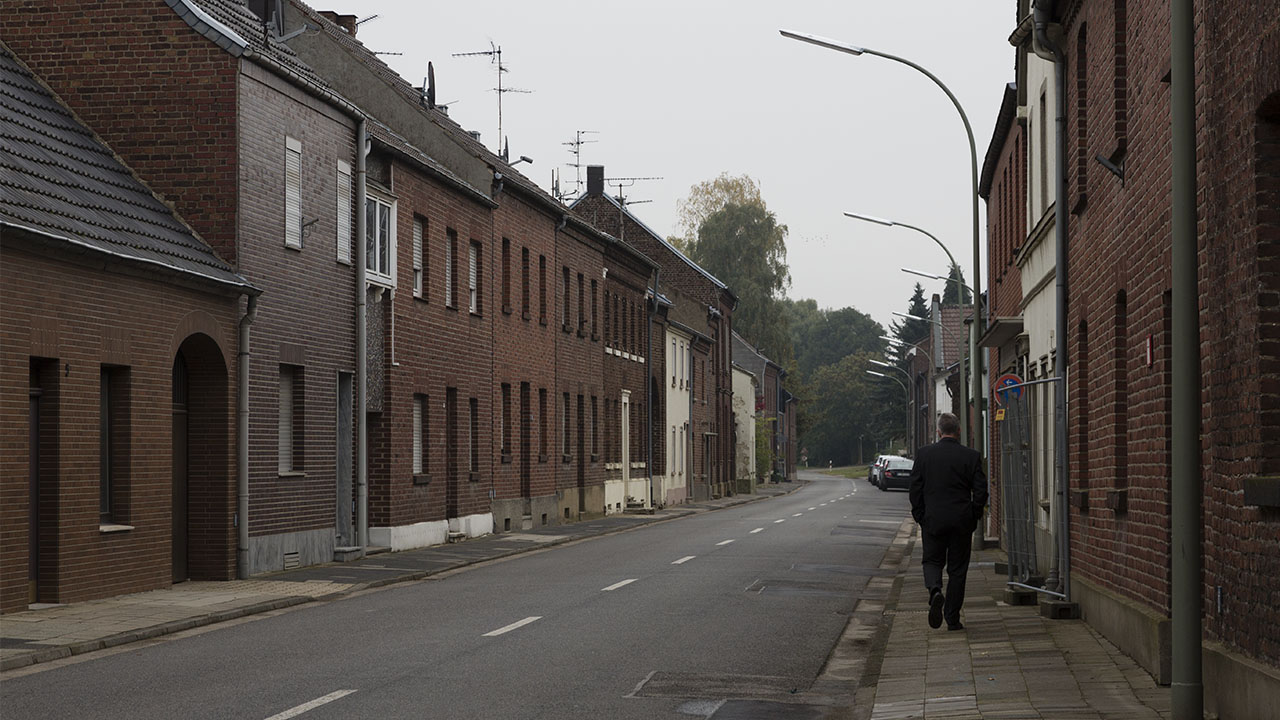 leere Straße in Immerath
