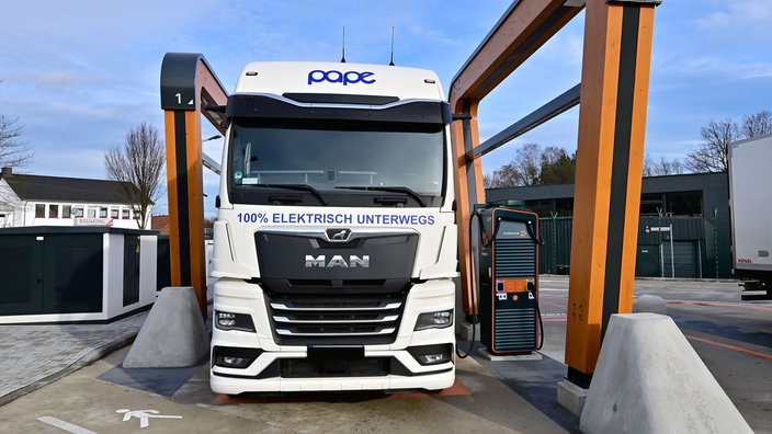 E-Ladestation fuer LKW in Recklinghausen