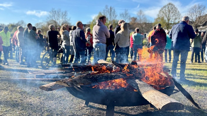 Mahnfeuer in Wenden