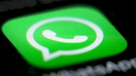 WhatsApp-Icon auf einem Bildschirm