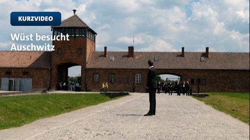 Ministerpräsident Wüst besucht Auschwitz | Video | Tn