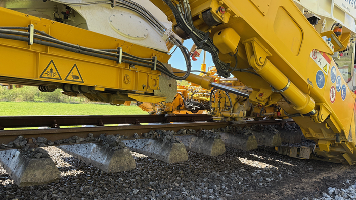 Eisenbahn-Reparatur